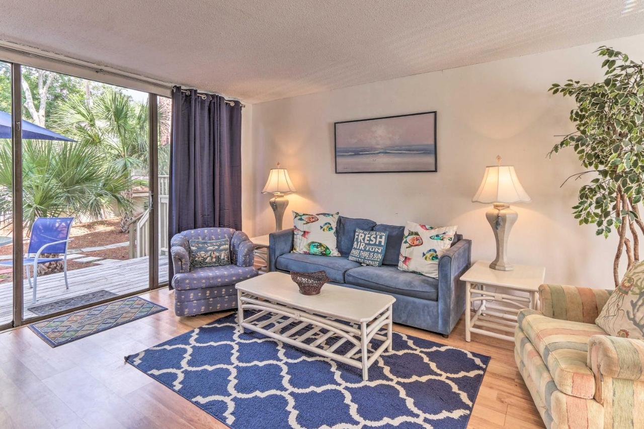 Hilton Head Island Townhome Patio, Walk To Beach Esterno foto