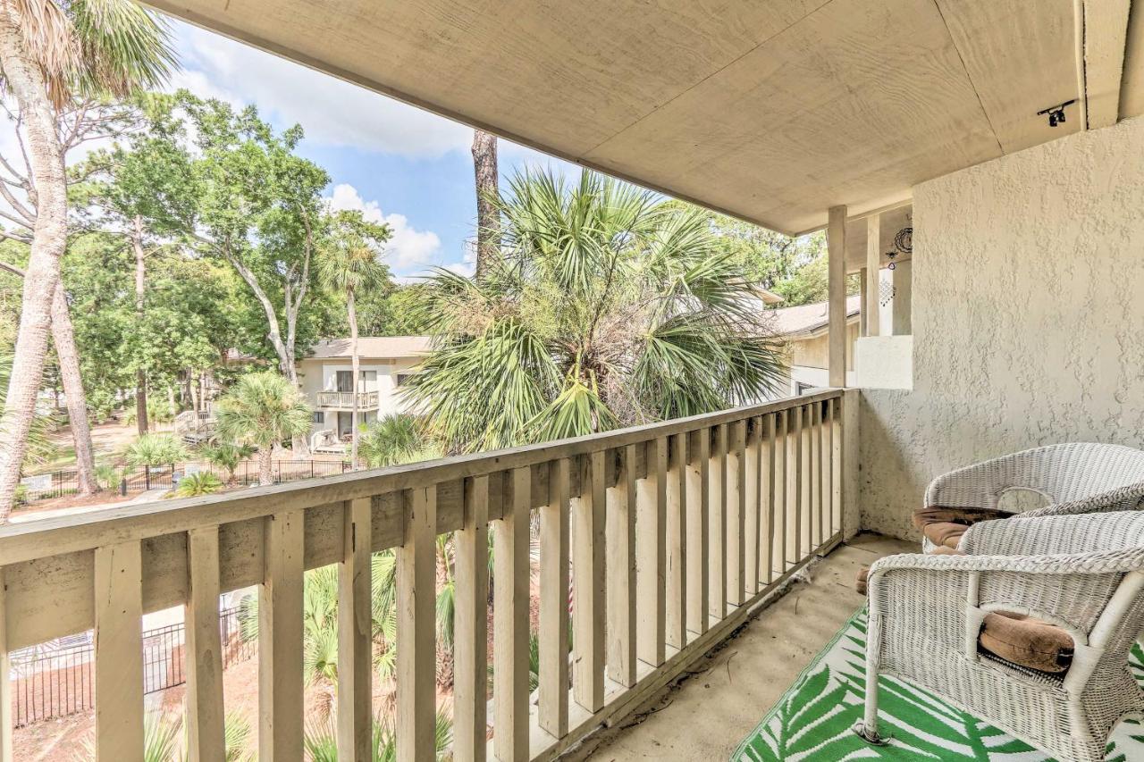 Hilton Head Island Townhome Patio, Walk To Beach Esterno foto