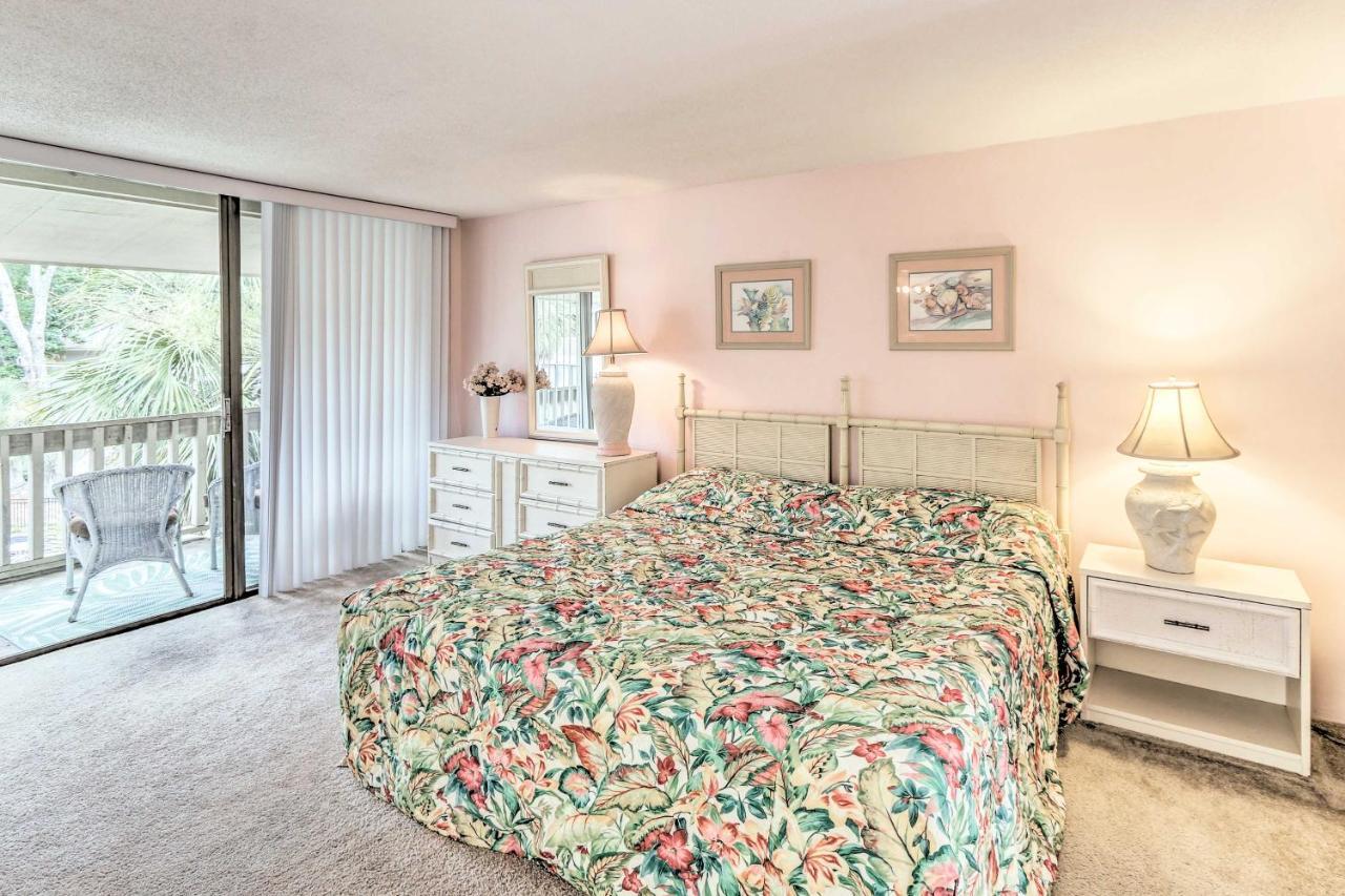 Hilton Head Island Townhome Patio, Walk To Beach Esterno foto