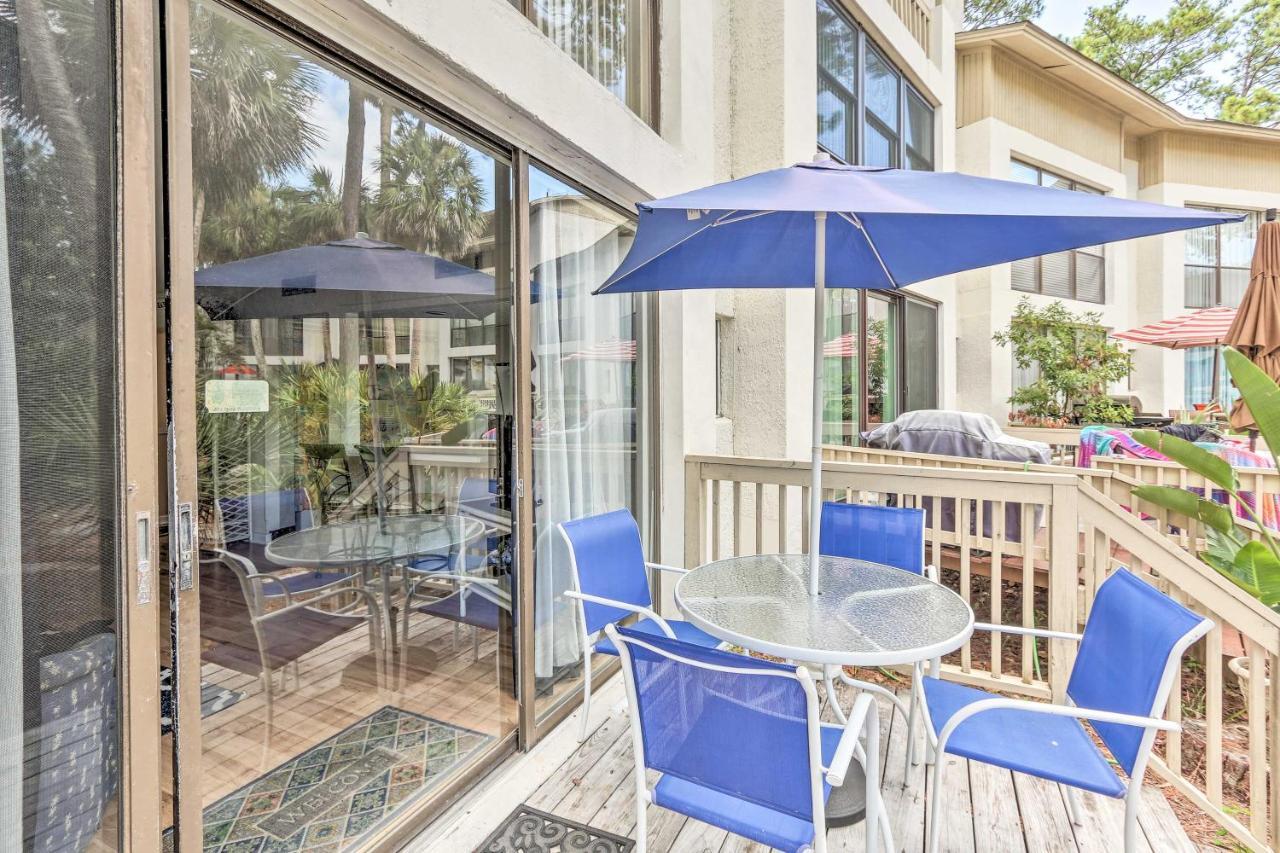 Hilton Head Island Townhome Patio, Walk To Beach Esterno foto