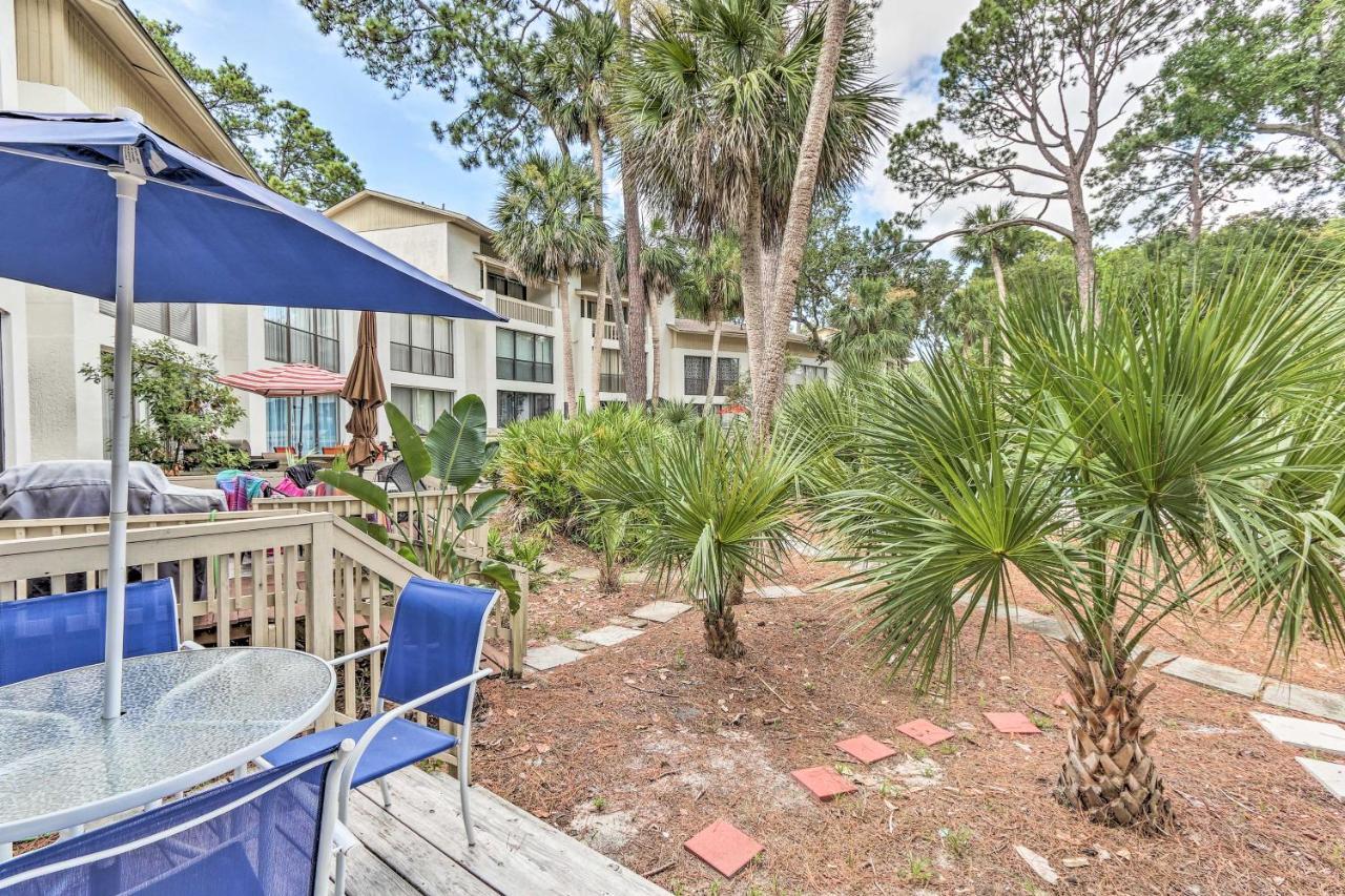 Hilton Head Island Townhome Patio, Walk To Beach Esterno foto